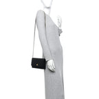 Caviar Quilted CC Turnlock Wallet On Chain WOC Black