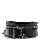 Patent Round As Earth Evening Bag Black