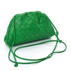 Nappa Intrecciato The Mini Pouch Clutch  Parakeet