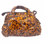 GUCCI Caramel Patent Leather Handbag