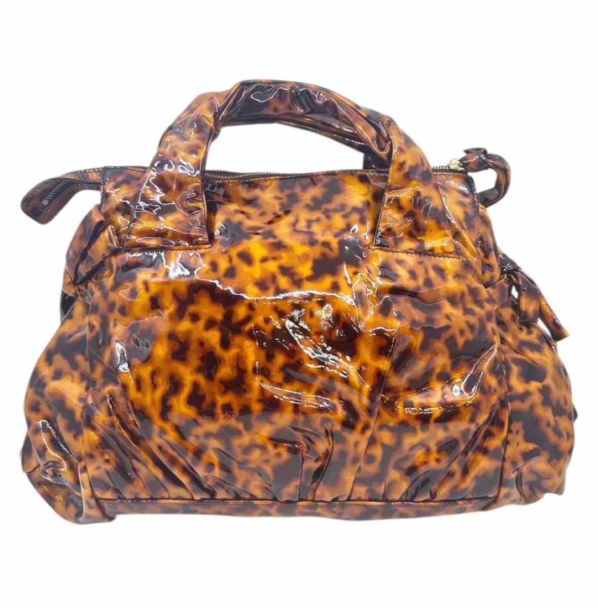 GUCCI Caramel Patent Leather Handbag