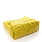 Calfskin Maxi Intrecciato Puffy Chain Tote Bag Yellow
