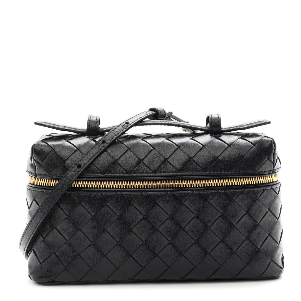 Calfskin Intrecciato Bang Bang Vanity Case Nocturnal