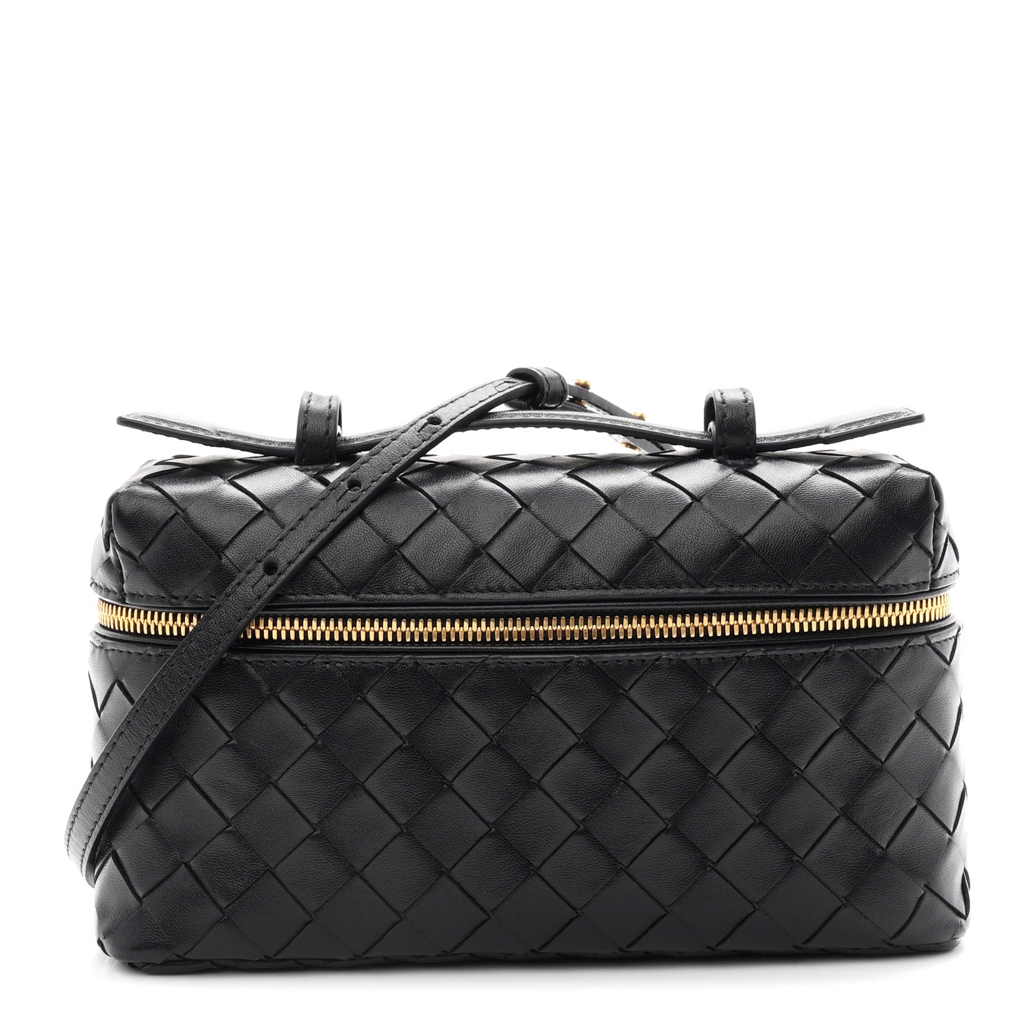 Calfskin Intrecciato Bang Bang Vanity Case Nocturnal