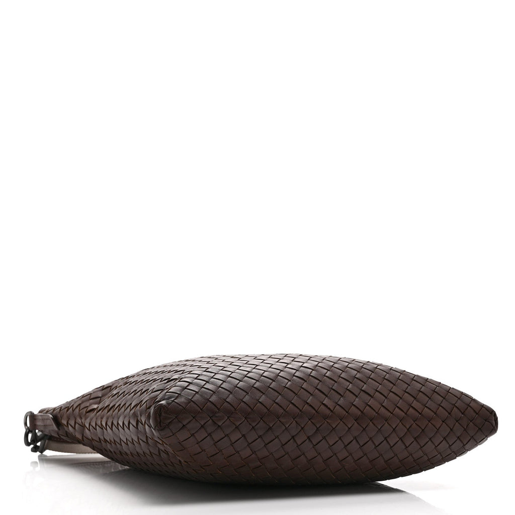 Nappa Intrecciato VN Crossbody Messenger Bag Brown