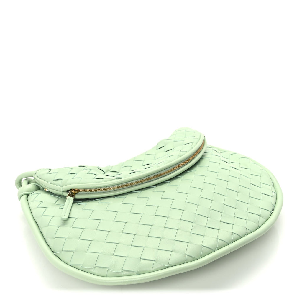 Nappa Intrecciato Medium Gemelli Fresh Mint