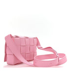Lambskin Maxi Intrecciato Small Cassette Crossbody Bag Ribbon
