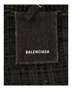Balenciaga Womens Bistro Xs Basket Top Handle Bag In Denim