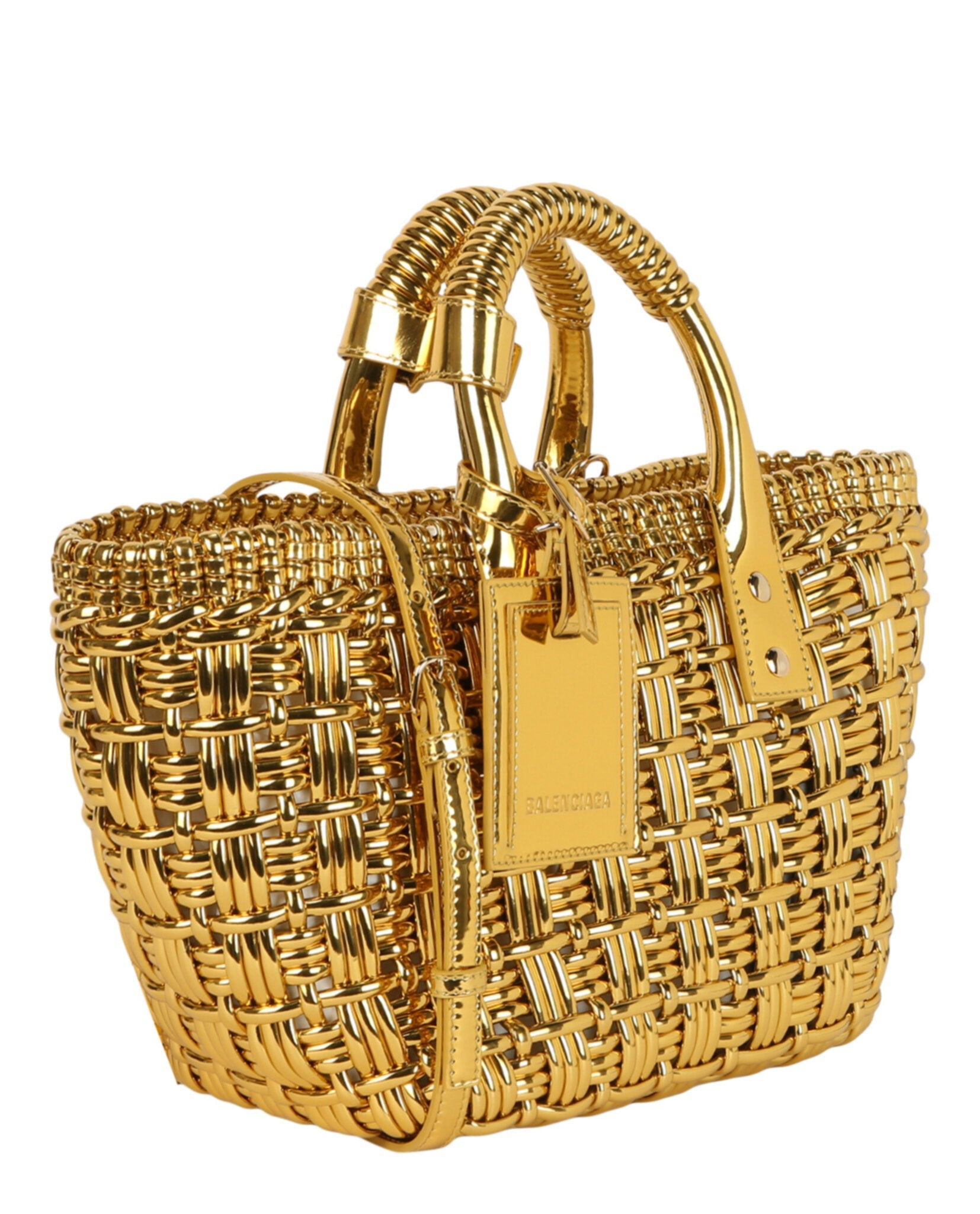 Balenciaga Womens Bistro Xs Basket Top Handle Bag