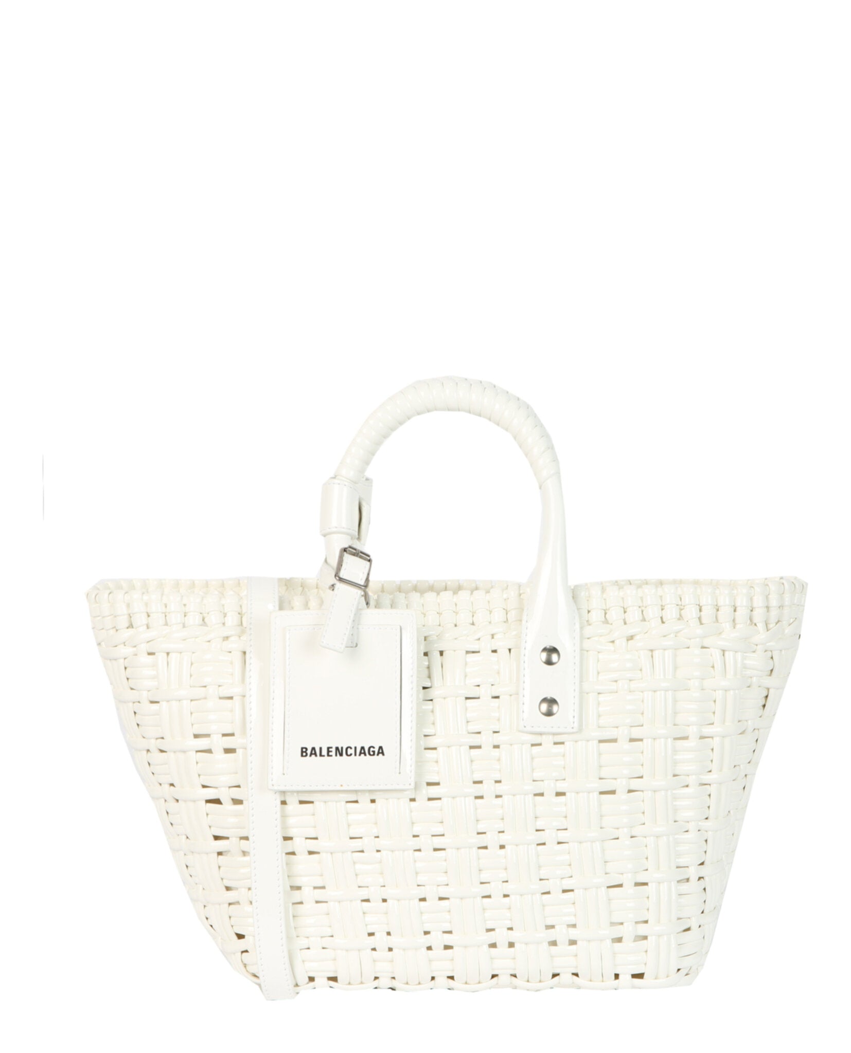 Balenciaga Womens Bistro Xs Basket Top Handle Bag