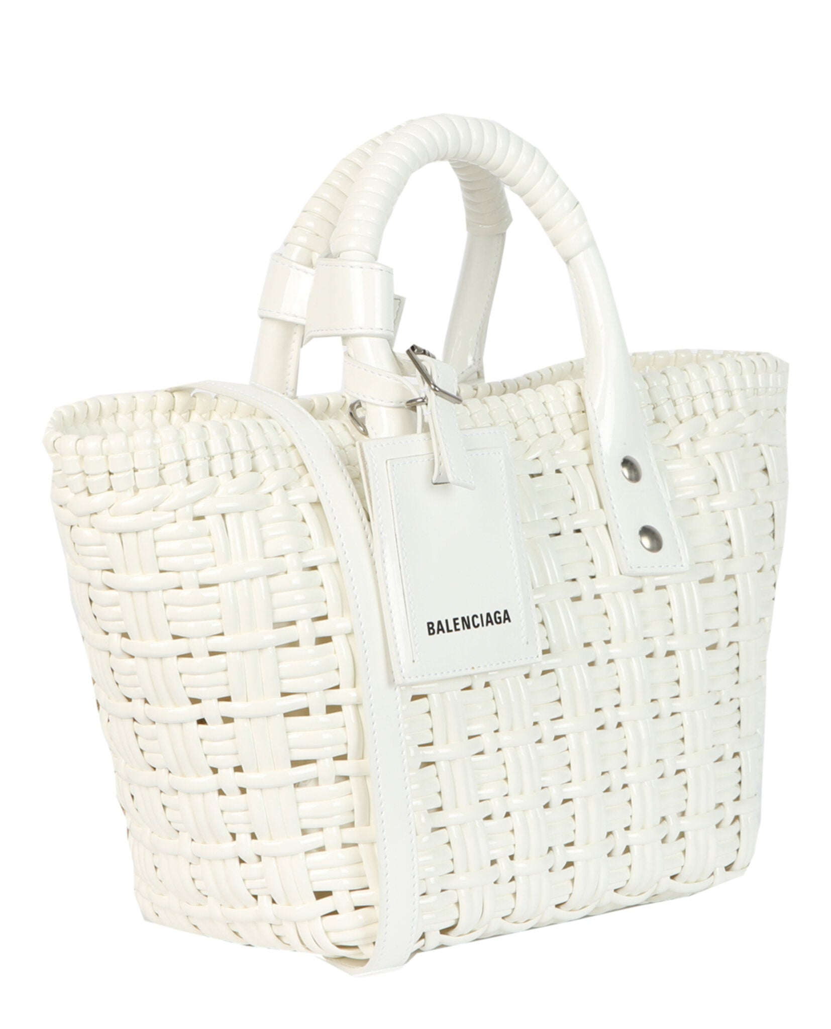Balenciaga Womens Bistro Xs Basket Top Handle Bag