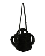 Balenciaga Womens Everyday 2.0 Xs North-South Faux-Fur Tote