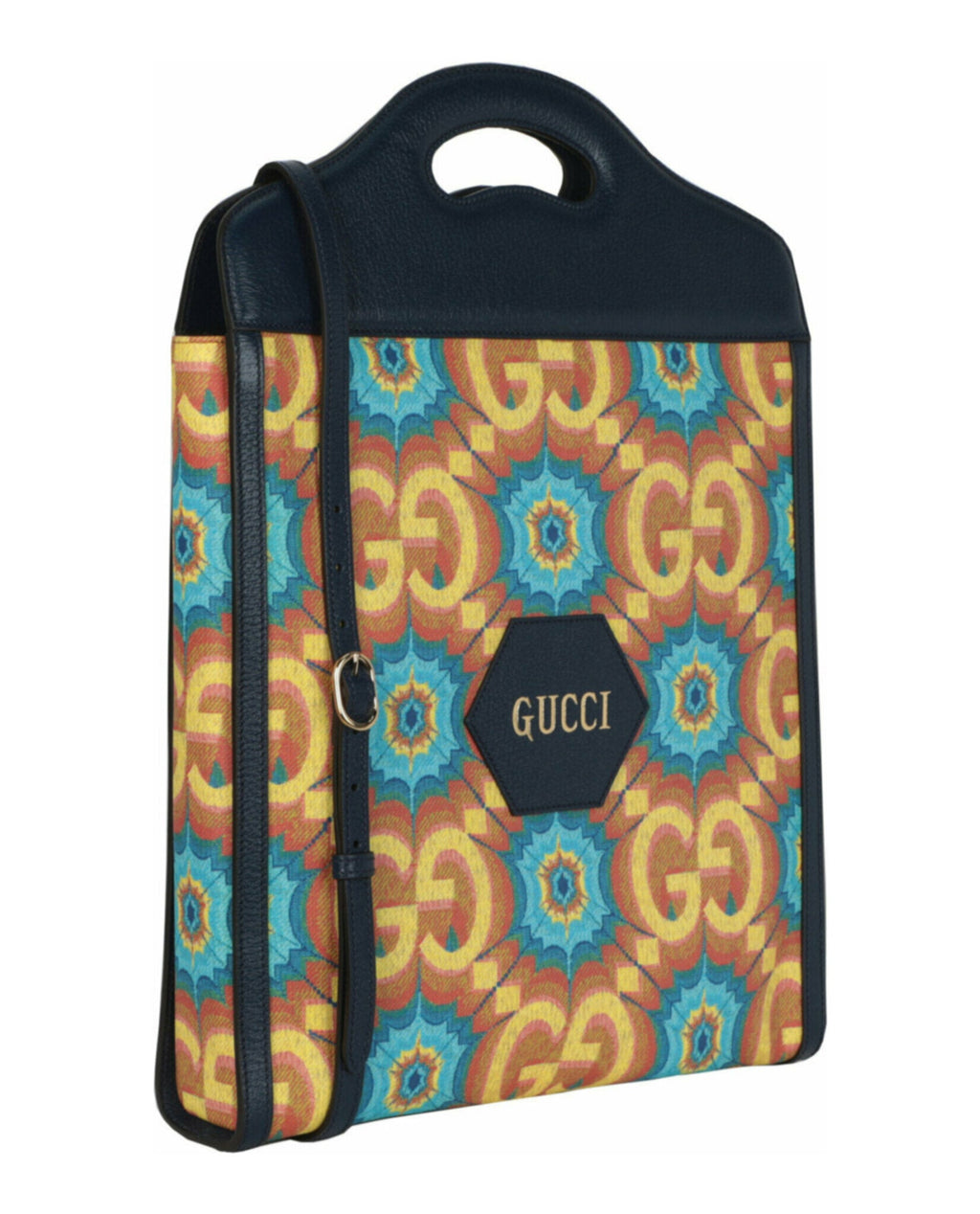 Gucci Womens GG Supreme Canvas Kaleidoscope 100th Anniversary Tote