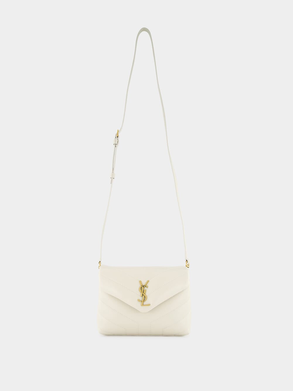 White Loulou Toy Crossbody Bag
