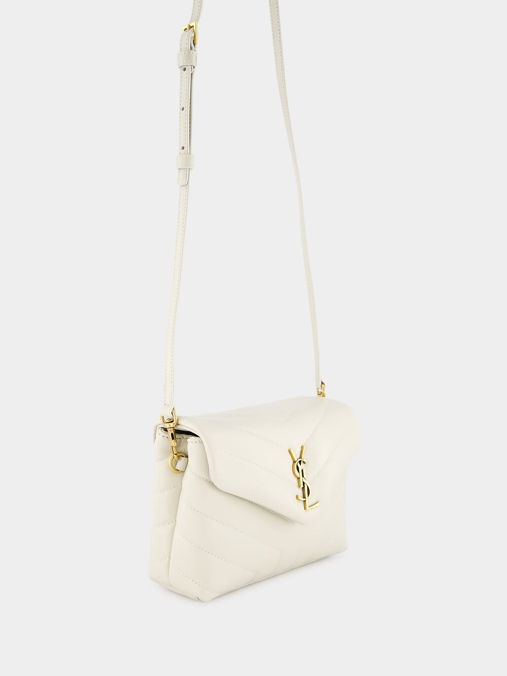 White Loulou Toy Crossbody Bag
