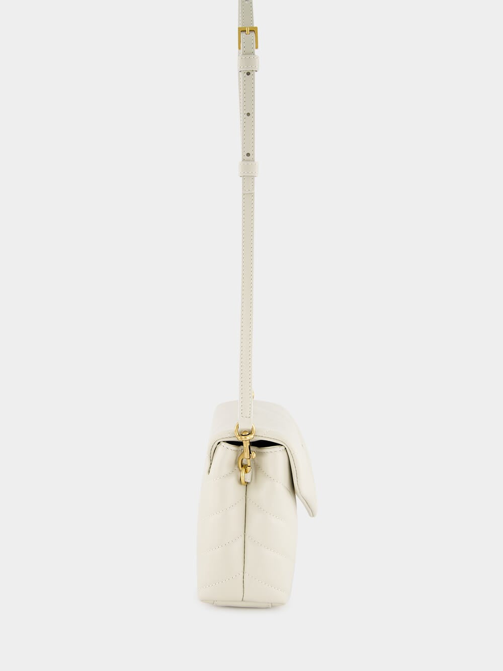 White Loulou Toy Crossbody Bag