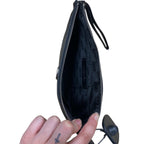 Wristlet Designer By Michael Kors In Black & Grey, Size:Large