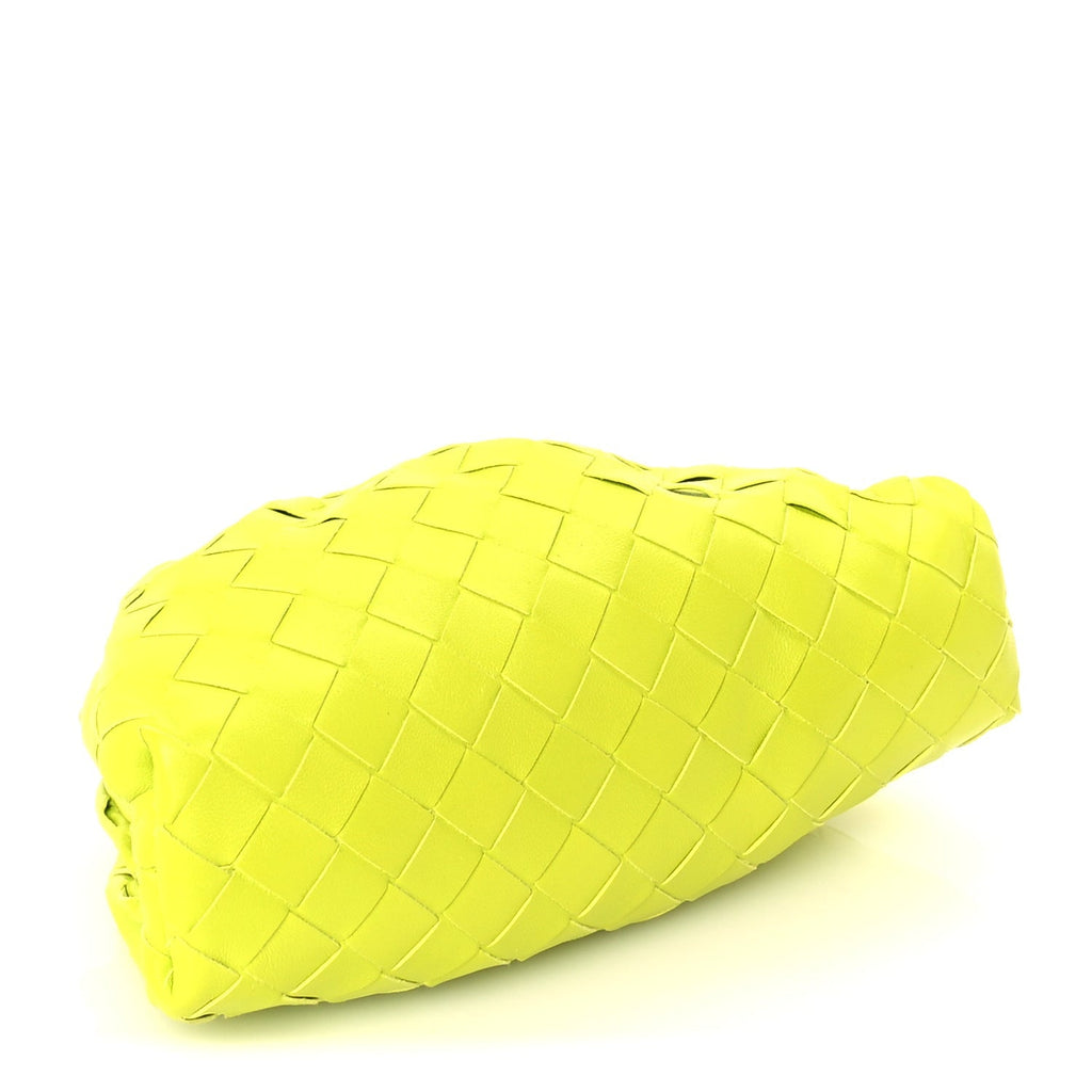 Nappa Intrecciato The Mini Pouch  Kiwi