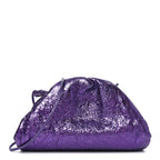 Metallic Crinkled Lambskin The Mini Pouch Viola