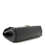 Aged Calfskin Quilted 2.55 Reissue 225 Flap Black