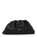 Smooth Butter Calf The Pouch Oversized Clutch Black