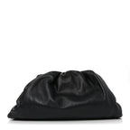 Smooth Butter Calf The Pouch Oversized Clutch Black