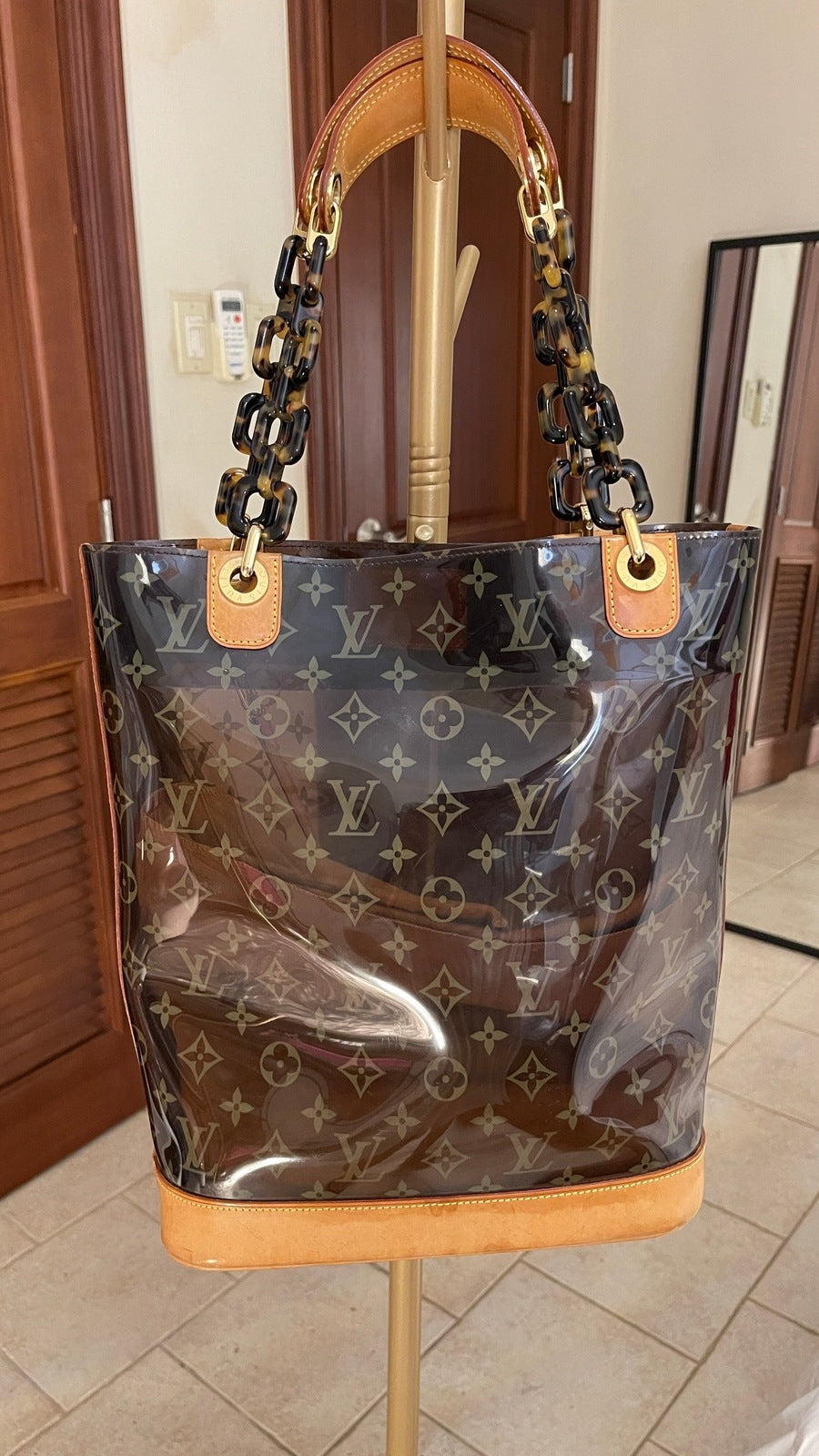 Louis Vuitton Limited Edition Monogram Ambre MM Bag