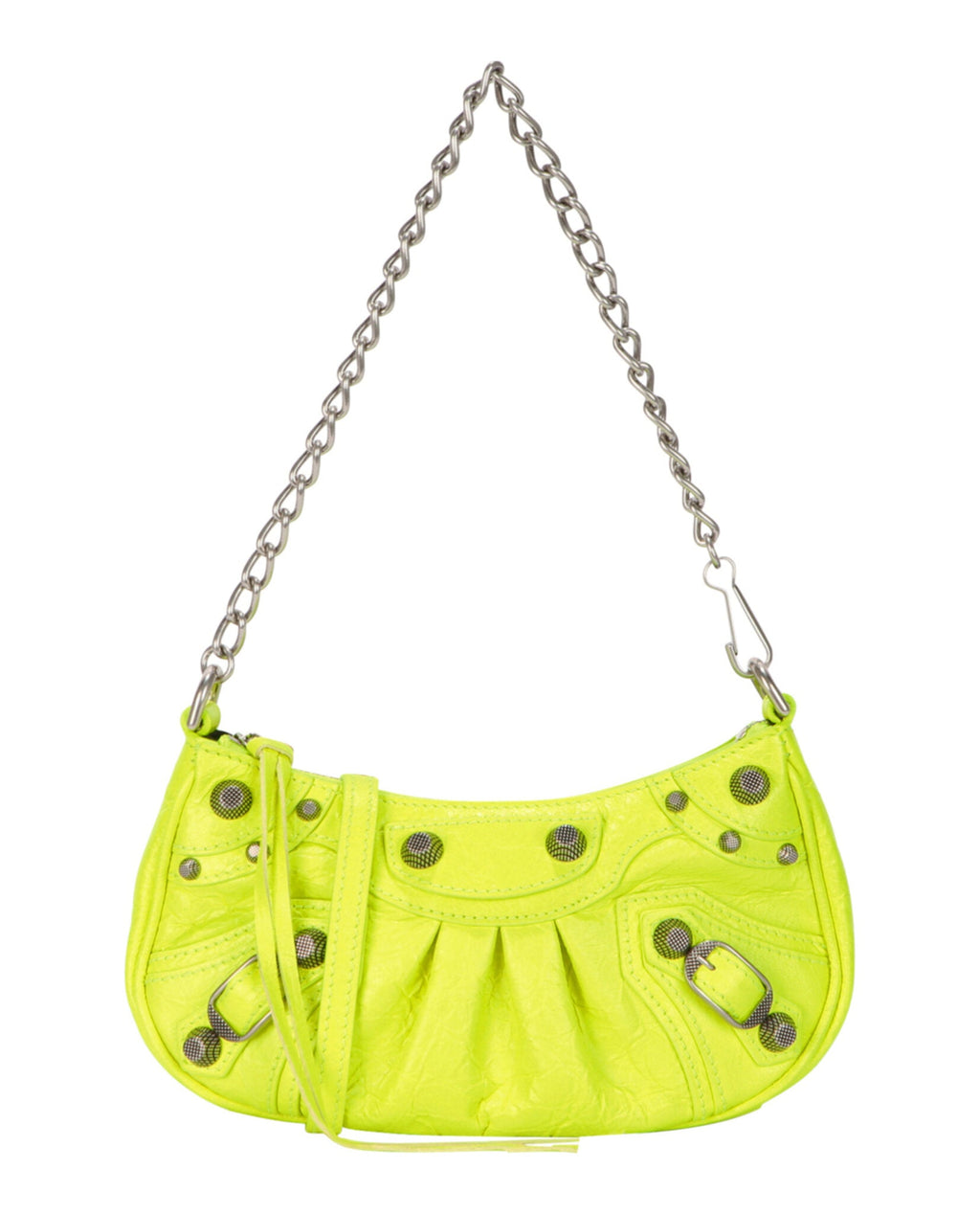 Balenciaga Womens Mini Le Cagole Bag With Chain
