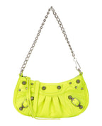 Balenciaga Womens Mini Le Cagole Bag With Chain