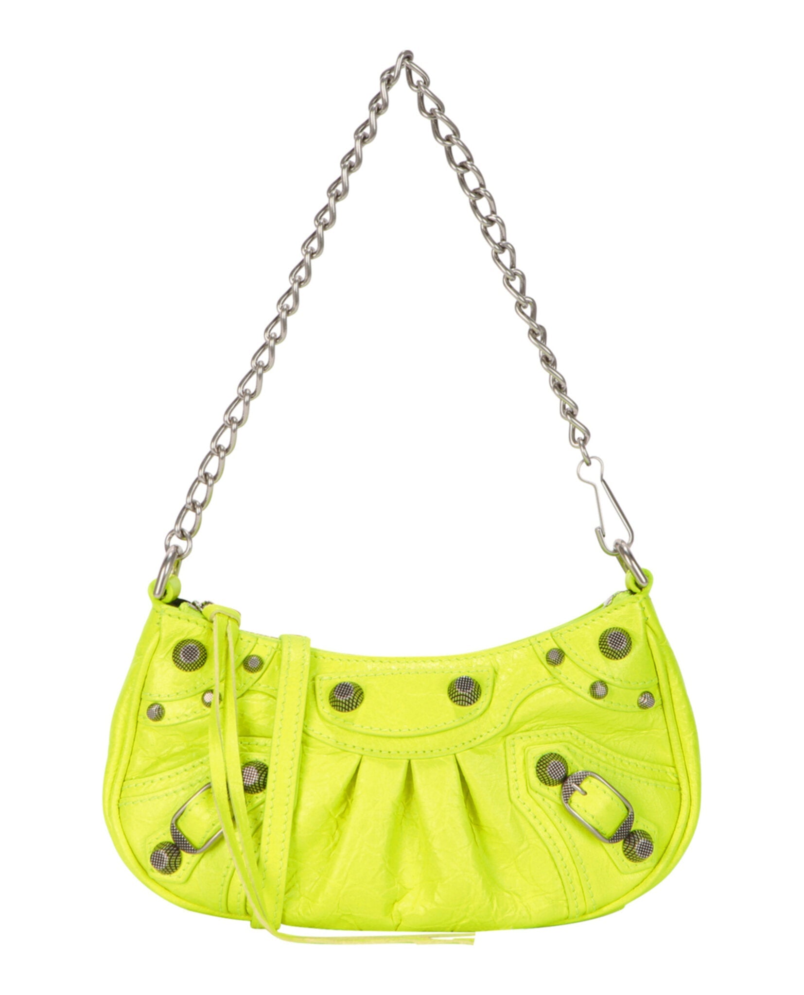 Balenciaga Womens Mini Le Cagole Bag With Chain