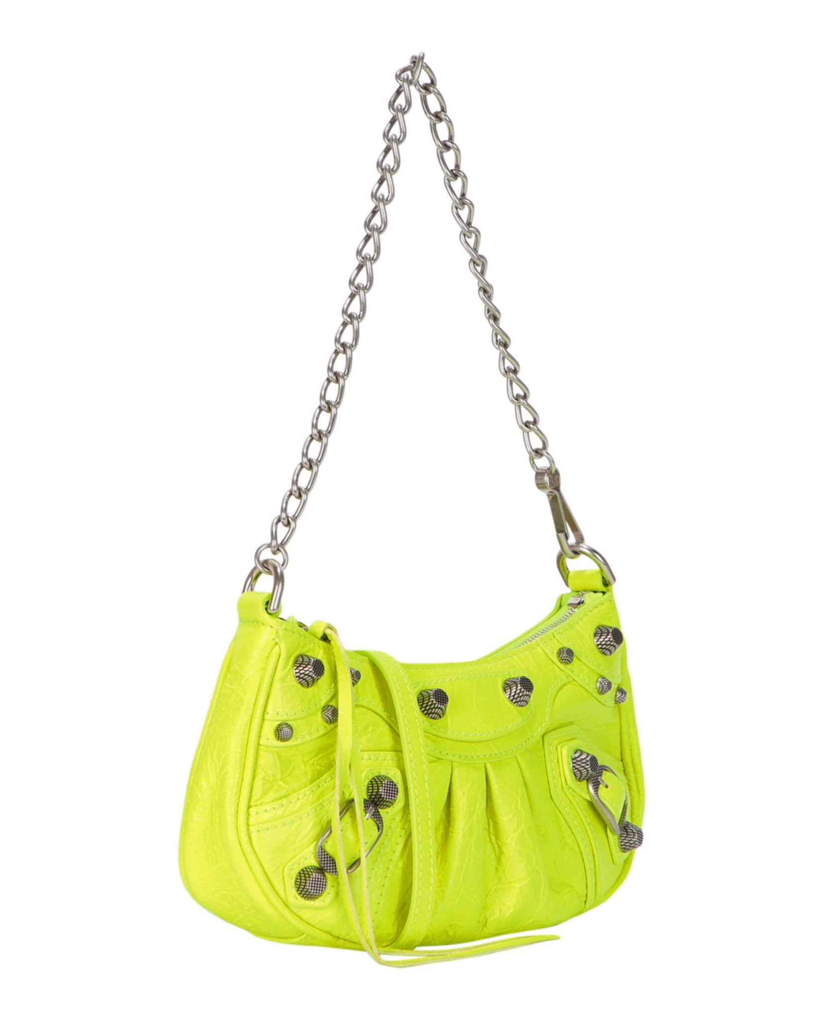 Balenciaga Womens Mini Le Cagole Bag With Chain