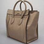 Celine Gray Luggage Tote Leather Bag 2012