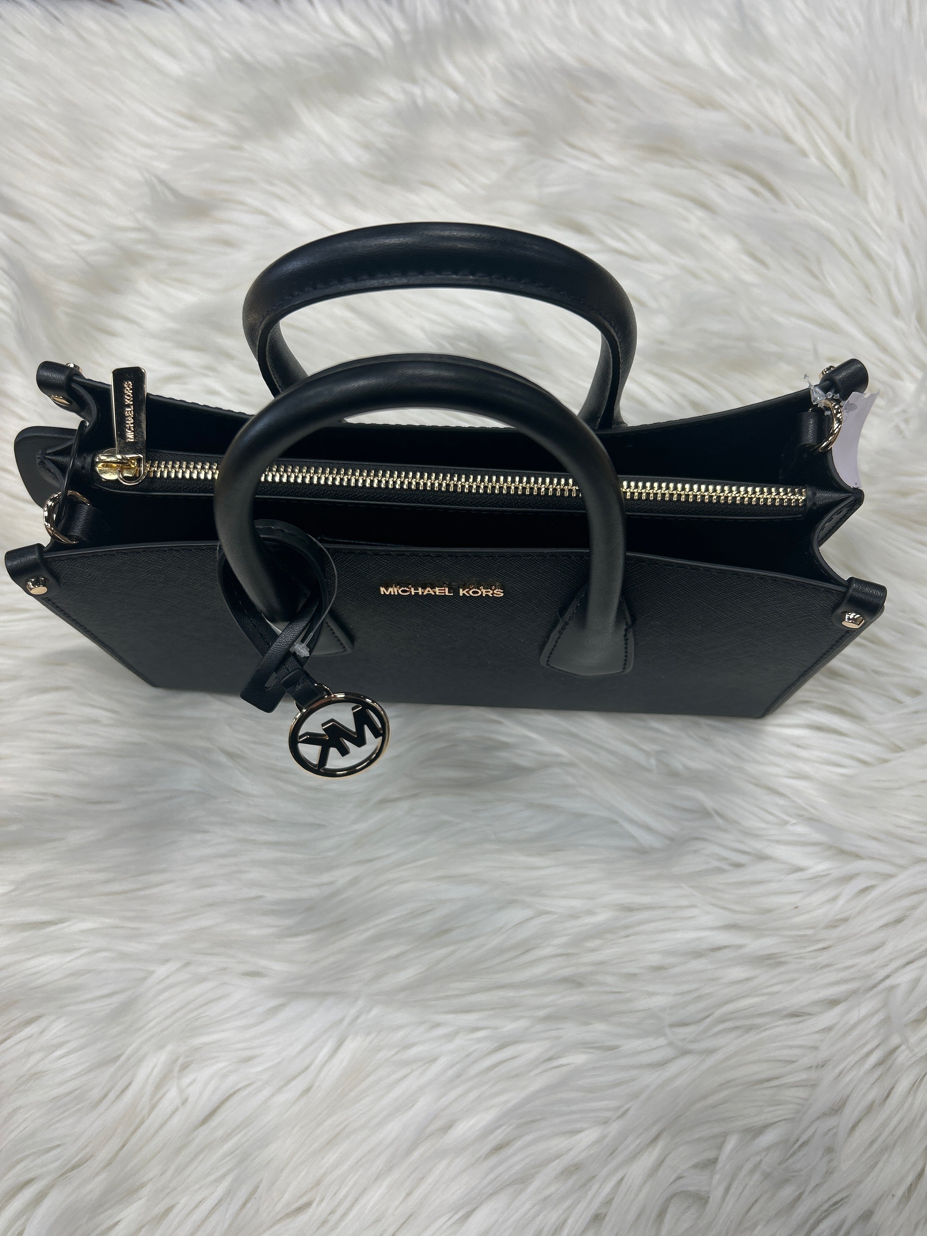 Handbag Designer By Michael Kors In Black, Size:Small