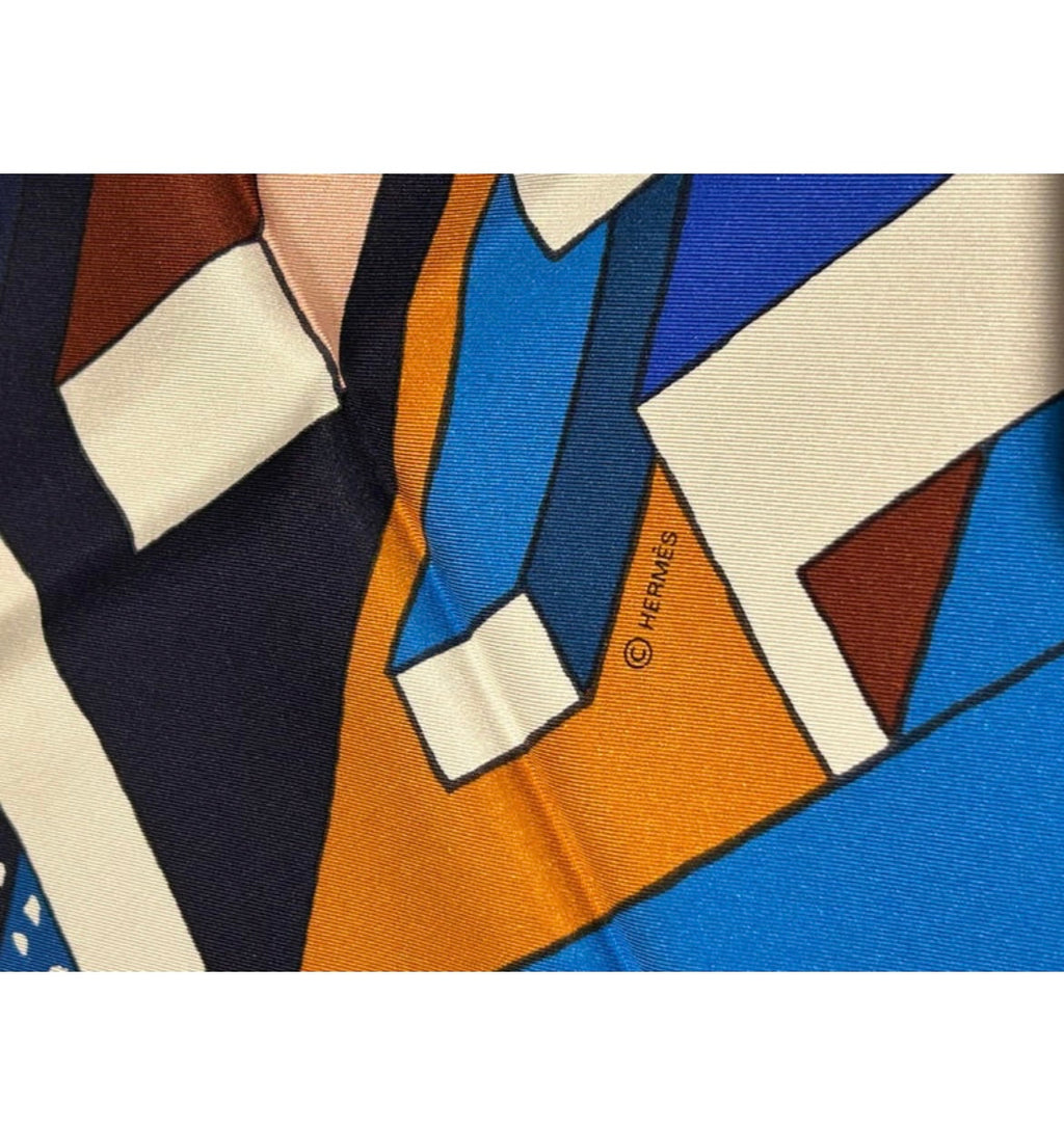 Hermes On Summer Day Silk Shawl 140cm