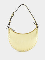 Gold Hobo Rockstud Mini Shoulder Bag