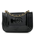 Patent Mini Flap Black