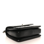 Lambskin Quilted Small Trendy CC Dual Handle Flap Bag Black