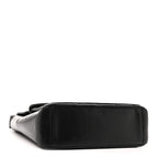 Lambskin Quilted Double Pocket Shoulder Bag Black