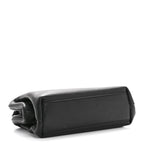 Calfskin Small The Point Triangle Bag Black
