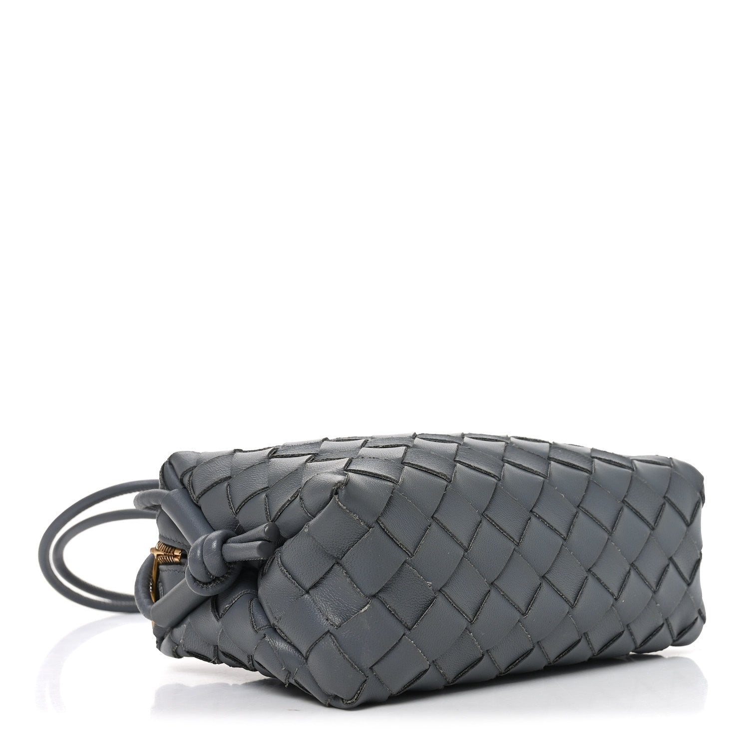 Nappa Intrecciato Mini Loop Camera Bag Thunder