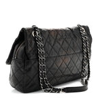 Caviar Quilted Jumbo Easy Flap Black