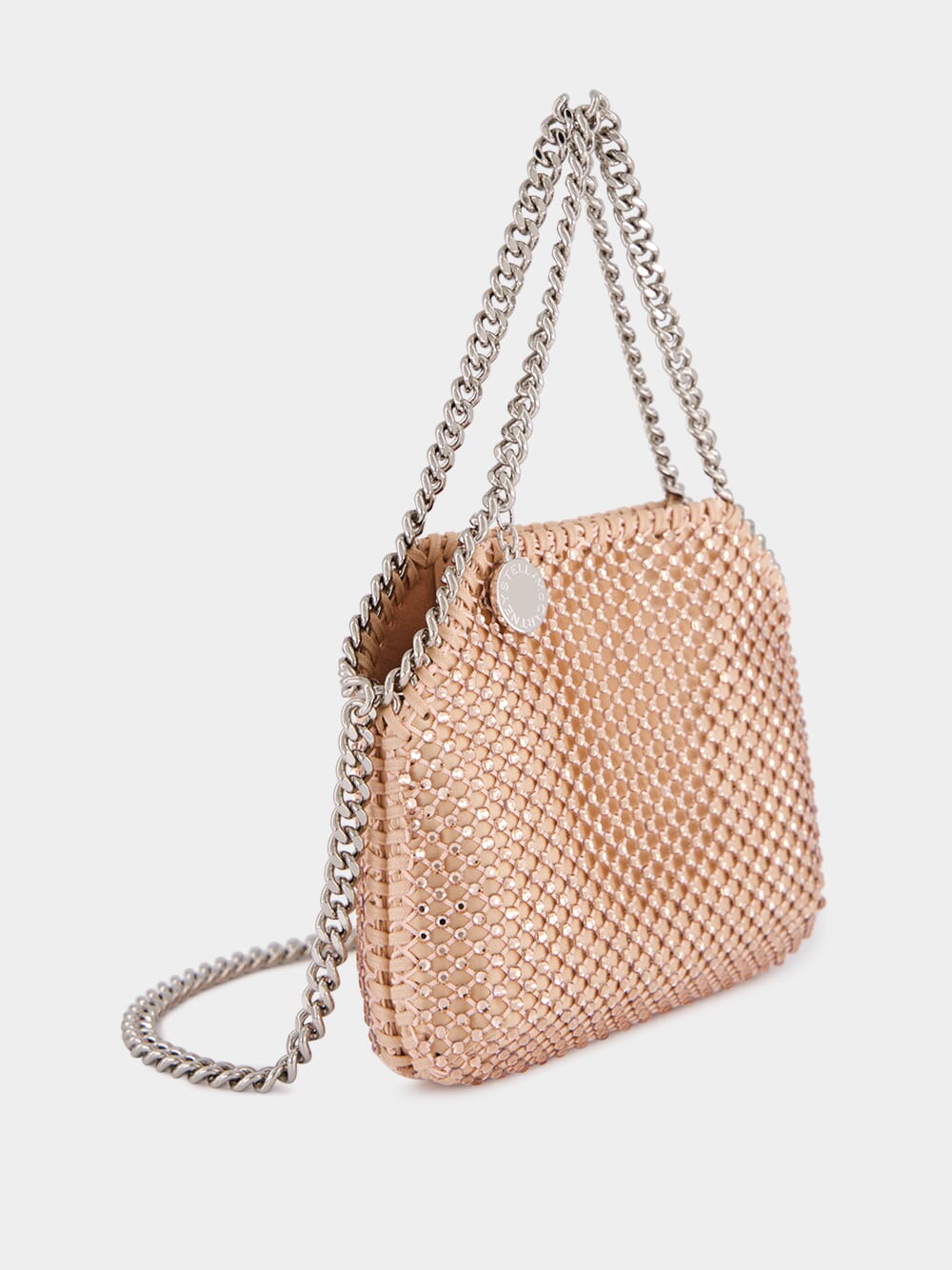 Light Peach Falabella Mini Shoulder Bag