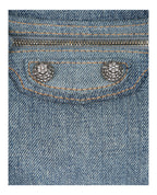 Balenciaga Womens Xs Neo Cagole City Bag In Denim