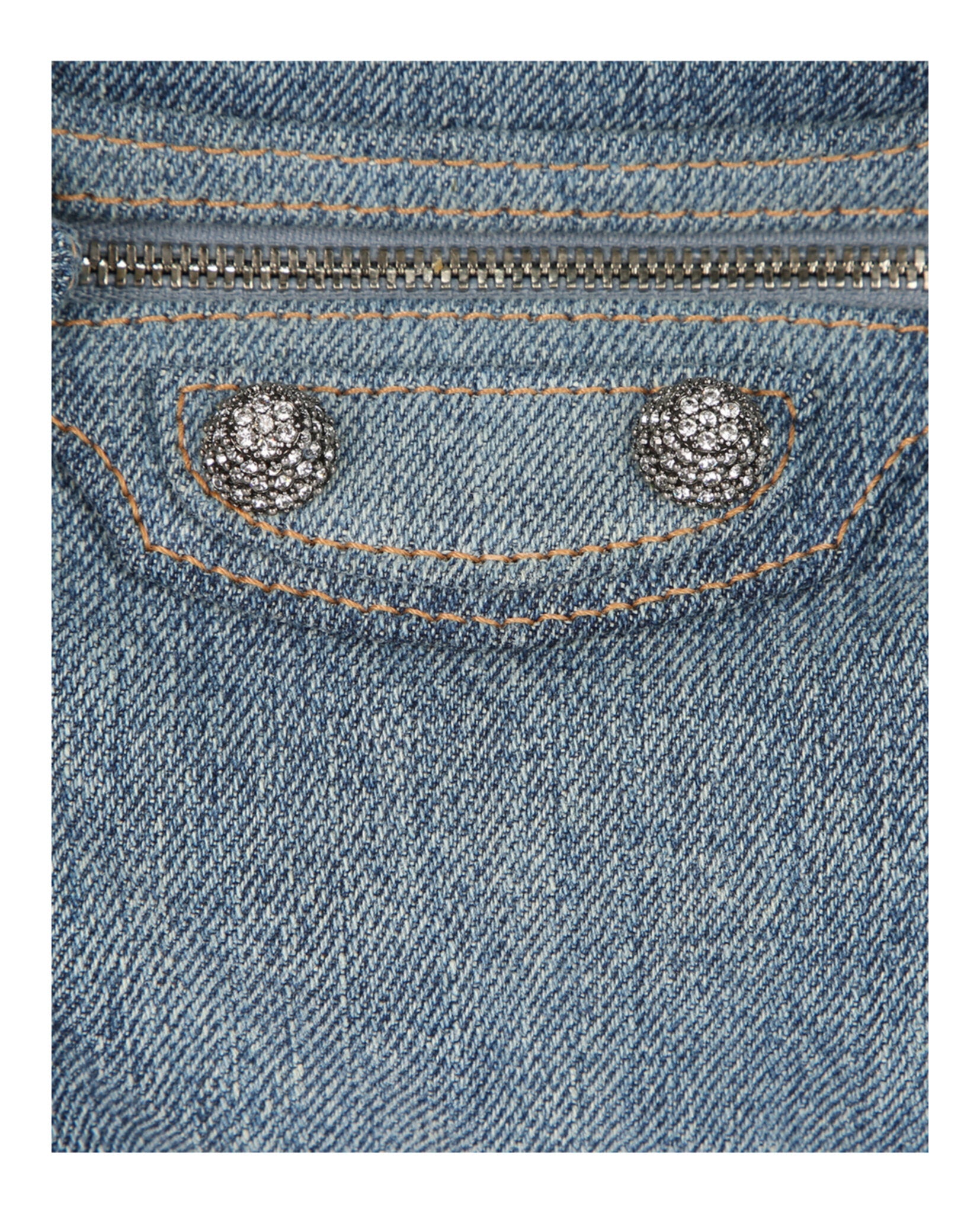 Balenciaga Womens Xs Neo Cagole City Bag In Denim