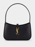 Black Mini Le 5 À 7 Leather Bag