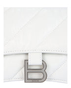 Balenciaga Womens Crush Small Quilted Chain Shoulder Bag