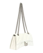 Balenciaga Womens Crush Small Quilted Chain Shoulder Bag