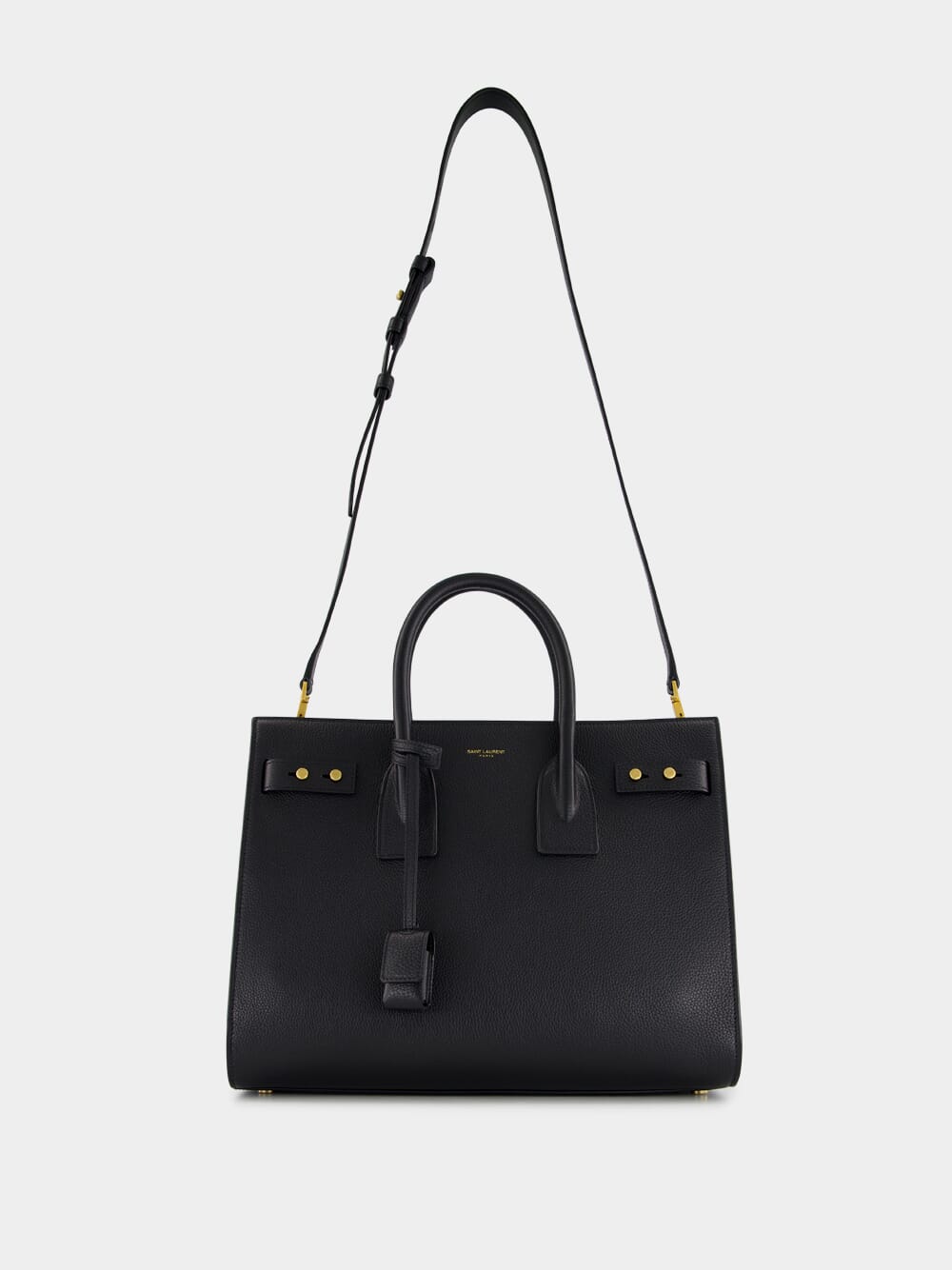 Black Small Sac de Jour in Supple Grained Leather
