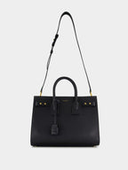 Black Small Sac de Jour in Supple Grained Leather