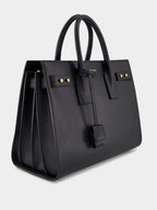 Black Small Sac de Jour in Supple Grained Leather